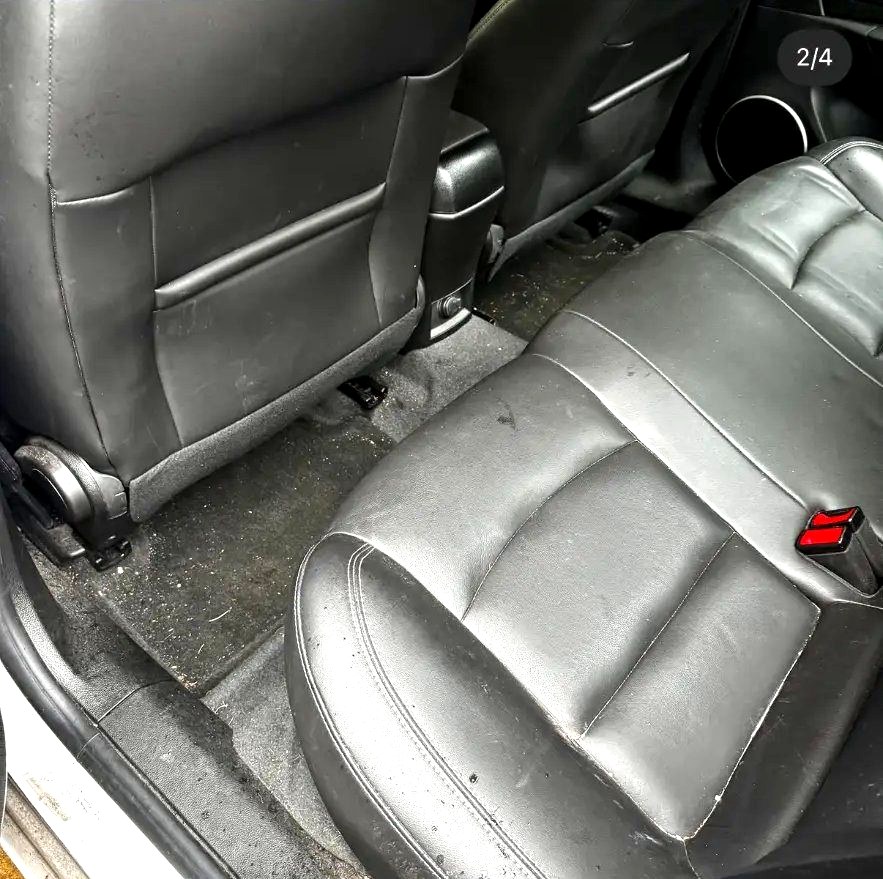 Before: Rear floor & seats, Chevy Cruze