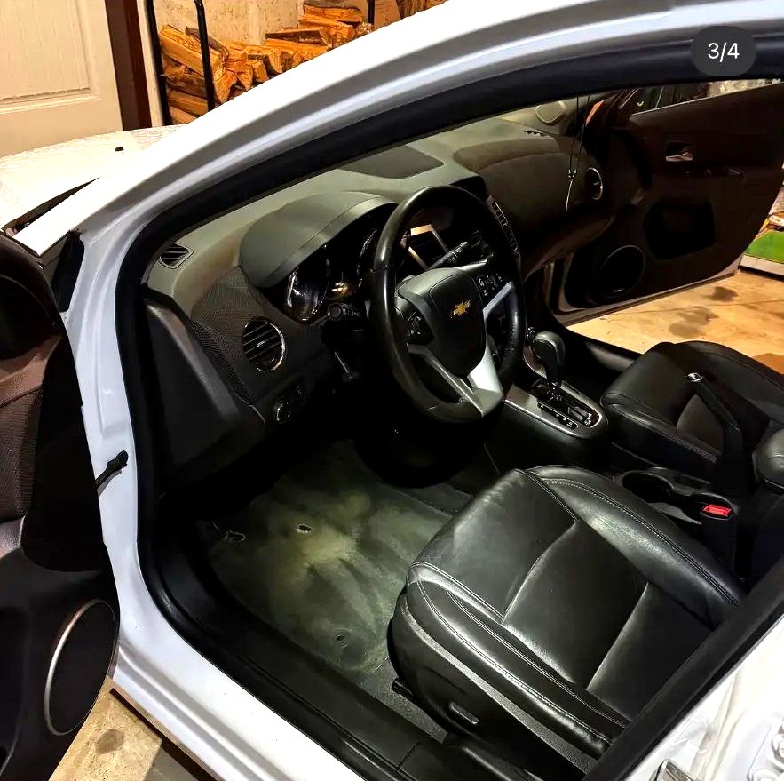 After: Driver floor & pedals, Chevy Cruze