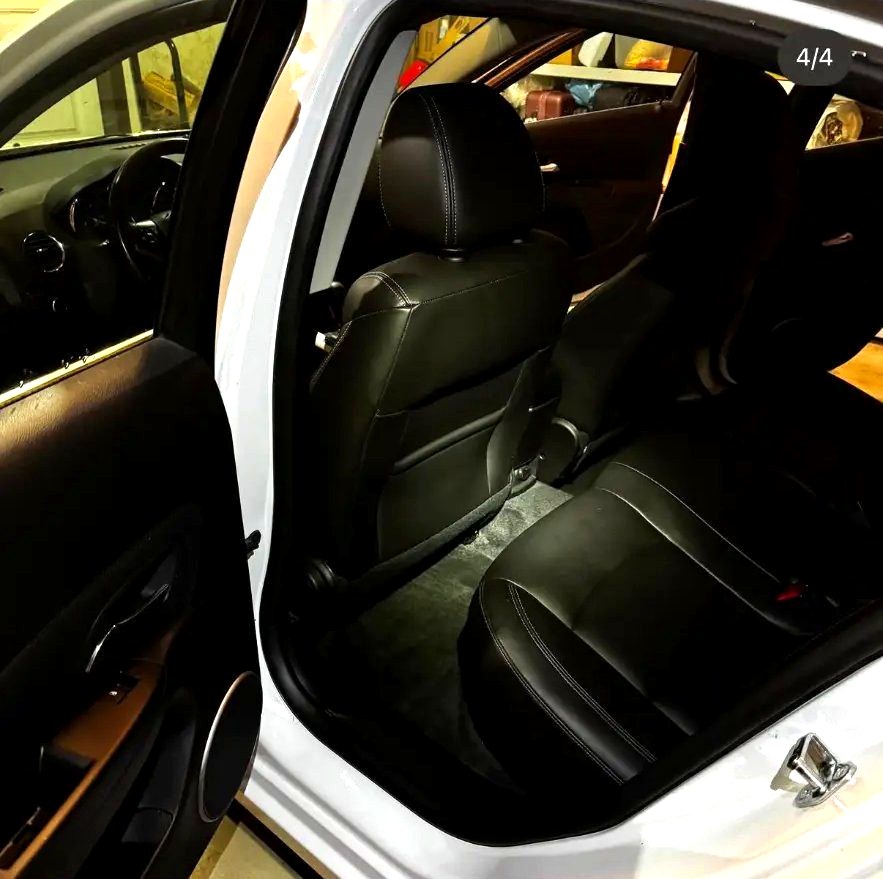 After: Rear floor & seats, Chevy Cruze