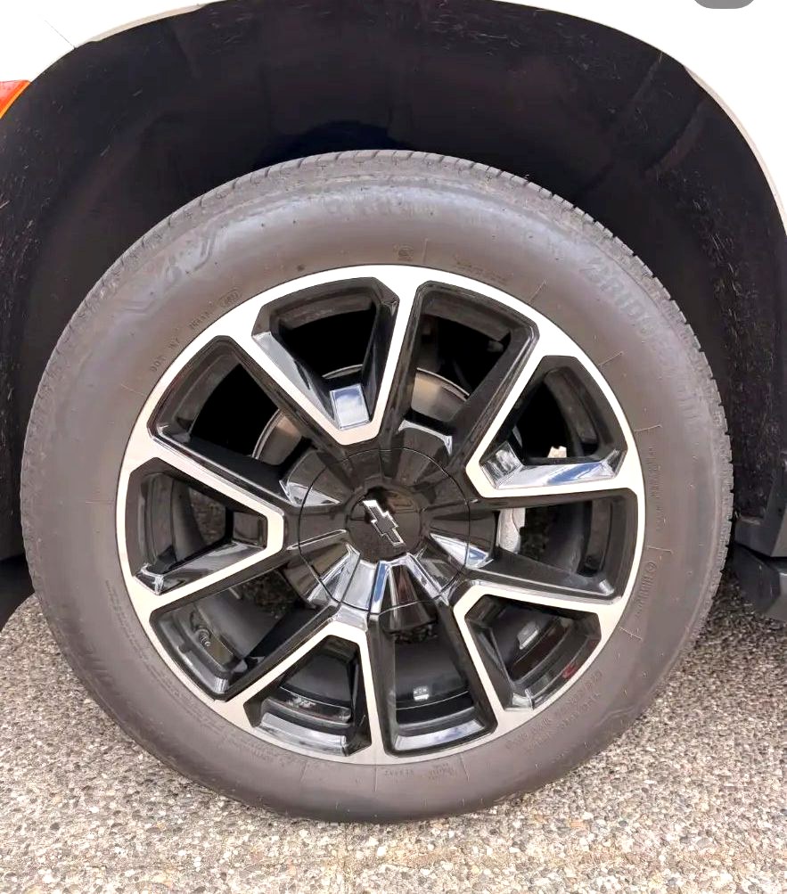 Before: Wheel & tire, Chevy Suburban