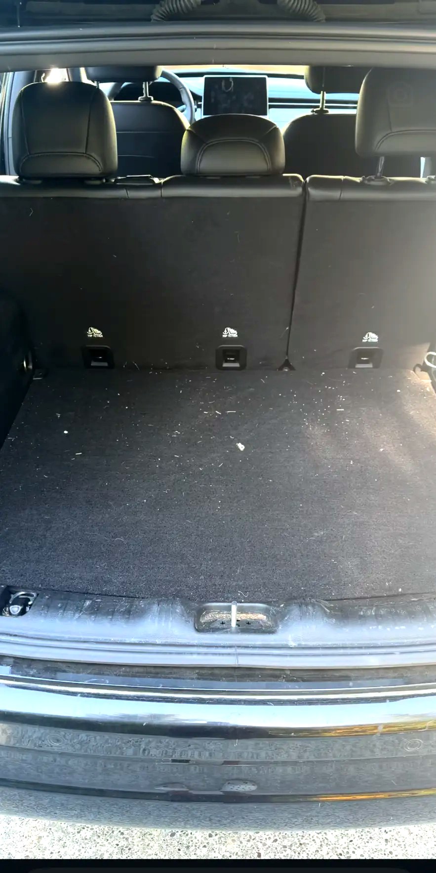 Before: Cargo area, Jeep Compass