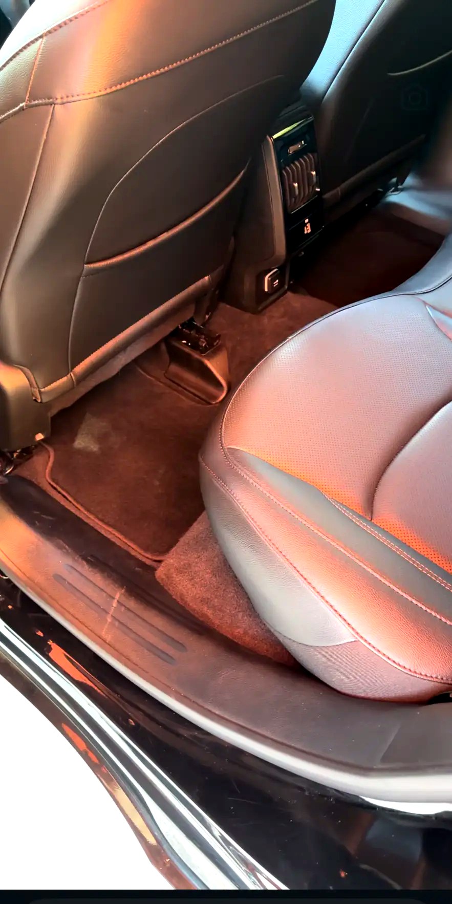 After: Rear floor & seats, Jeep Compass