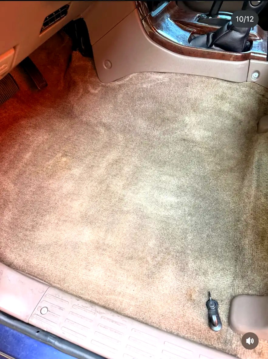 After: Front carpet, Toyota Highlander